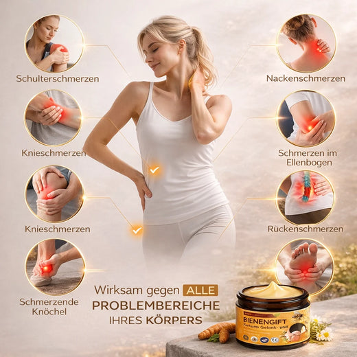 Bee Venom Face Cream with Hyaluronic Acid & Collagen, Lightweight Moisturizer for Face, Neck & Chest