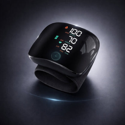 Wrist Blood Pressure Monitor, Rechargeable Digital Device