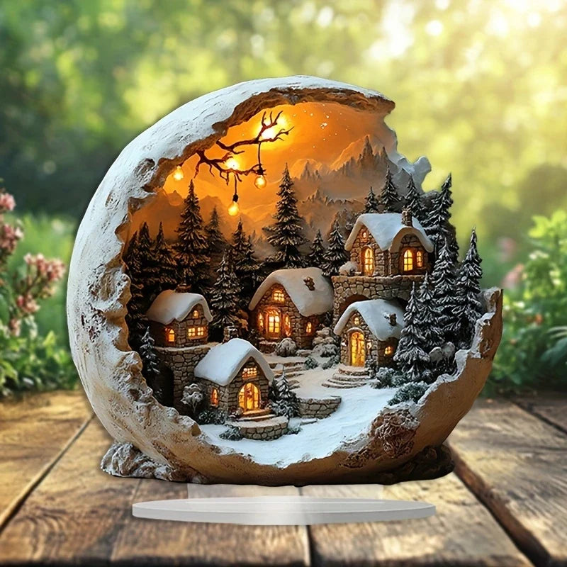 Boho Acrylic Christmas Decoration Figure – photo 2
