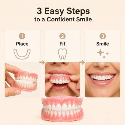 Boil and Bite Dentures for People with No Teeth – photo 5