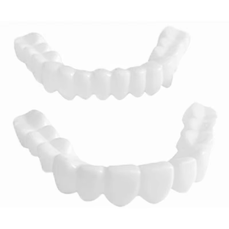 Boil and Bite Dentures for People with Some Teeth