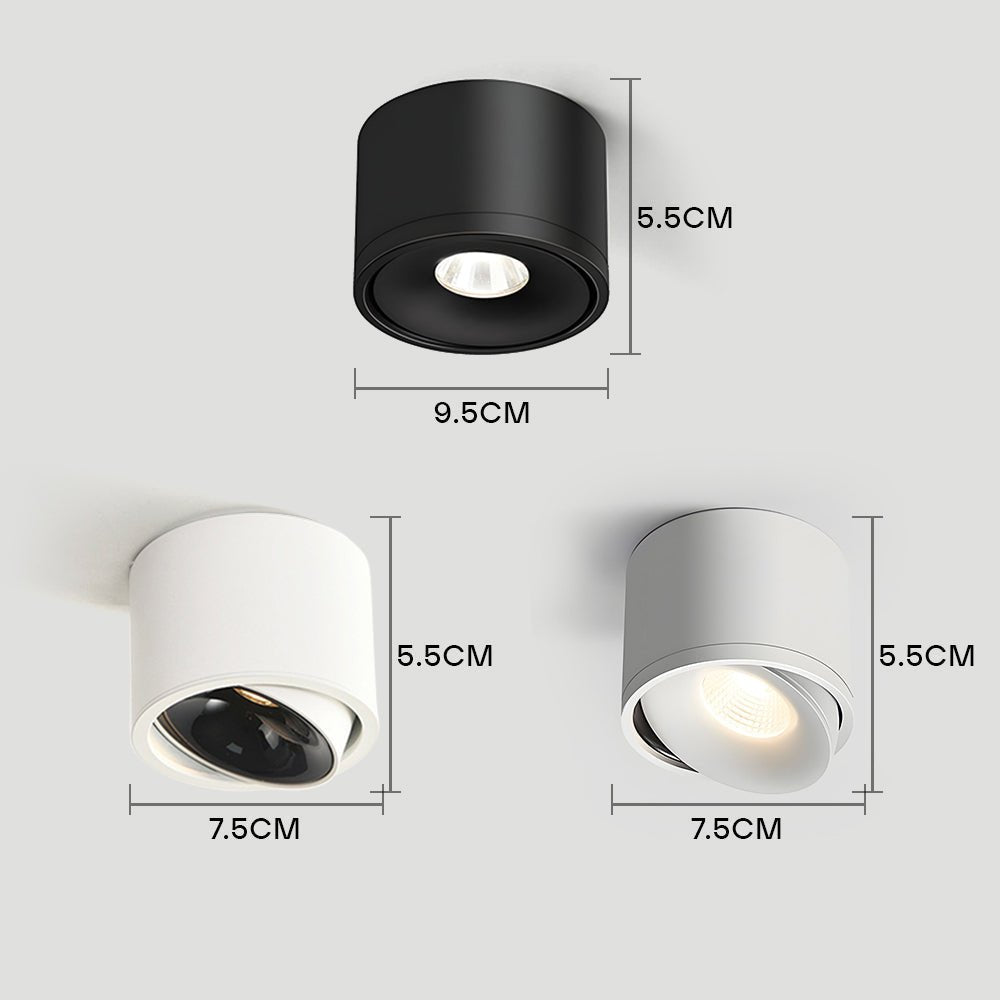 LUMITILT LED Downlights Aluminum