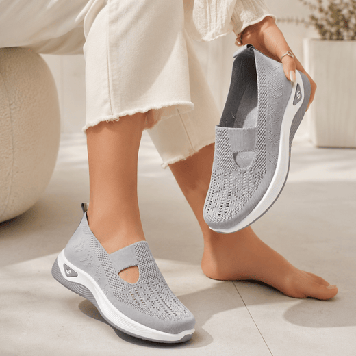 Orthopedic Slip On Shoes for Women, All Day Comfort Walking Shoes & Slippers for Women with Arch Support