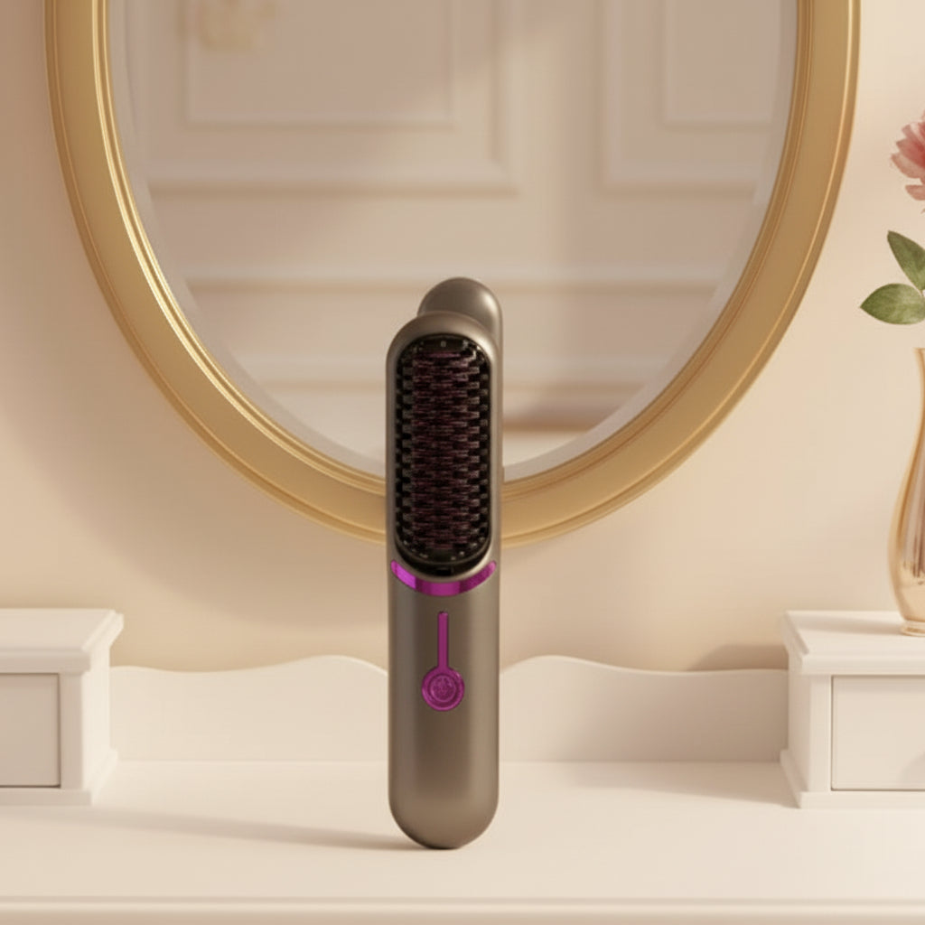 Tima Styler Cordless Straightening Brush Styler