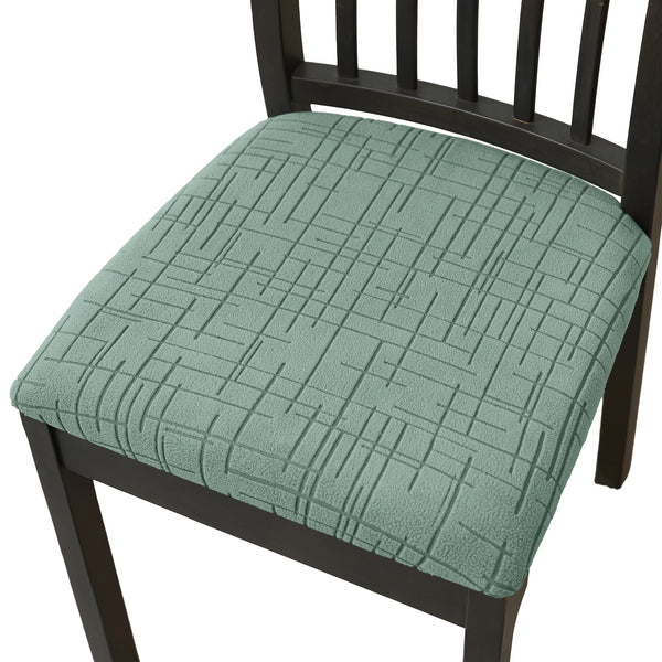 Dining Chair Covers, Stretch Slipcovers Set with Cross Pattern for Dining Room, Hotel & Events
