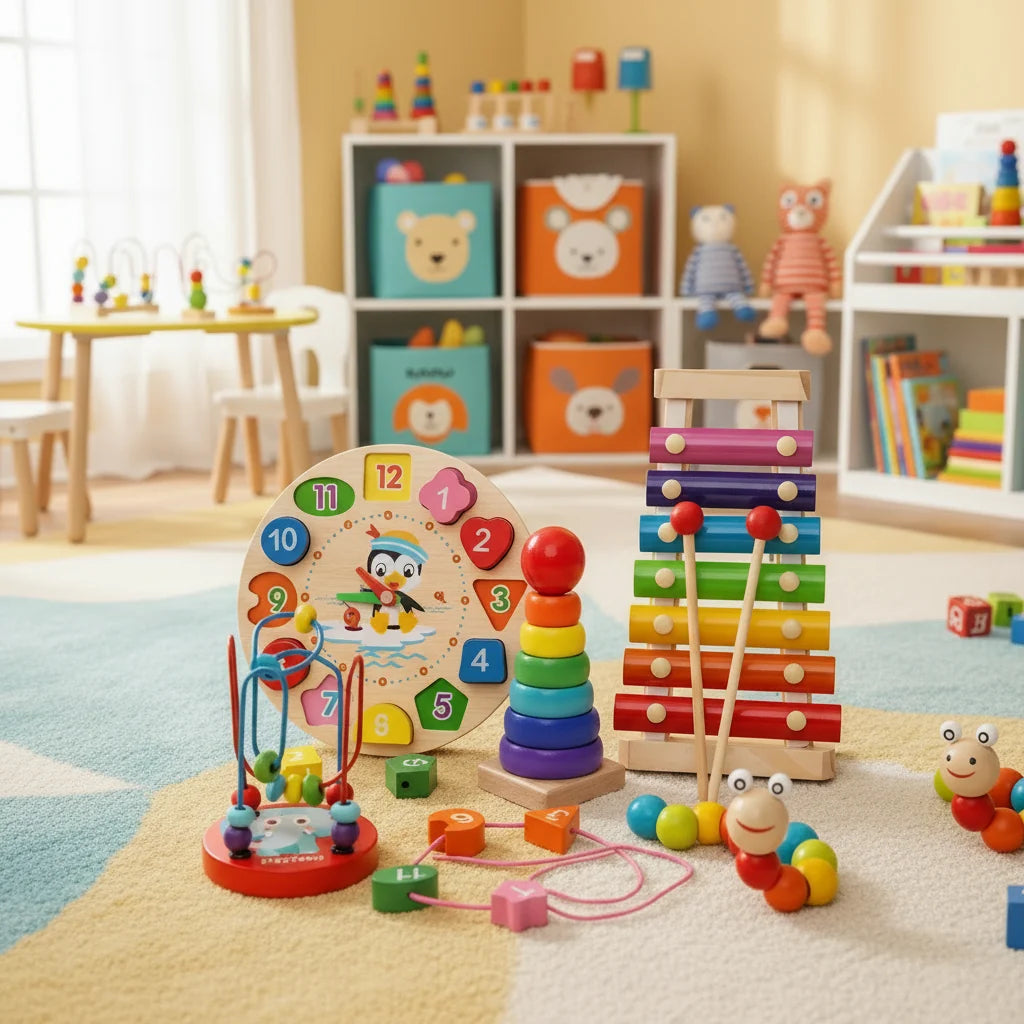 EDUQUEST 5-in-1 Montessori Set Creative Learning