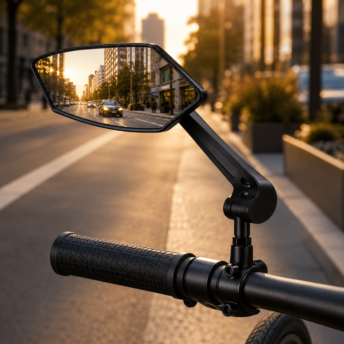 RUNDUMBLICK Adjustable Bicycle Rearview Mirror