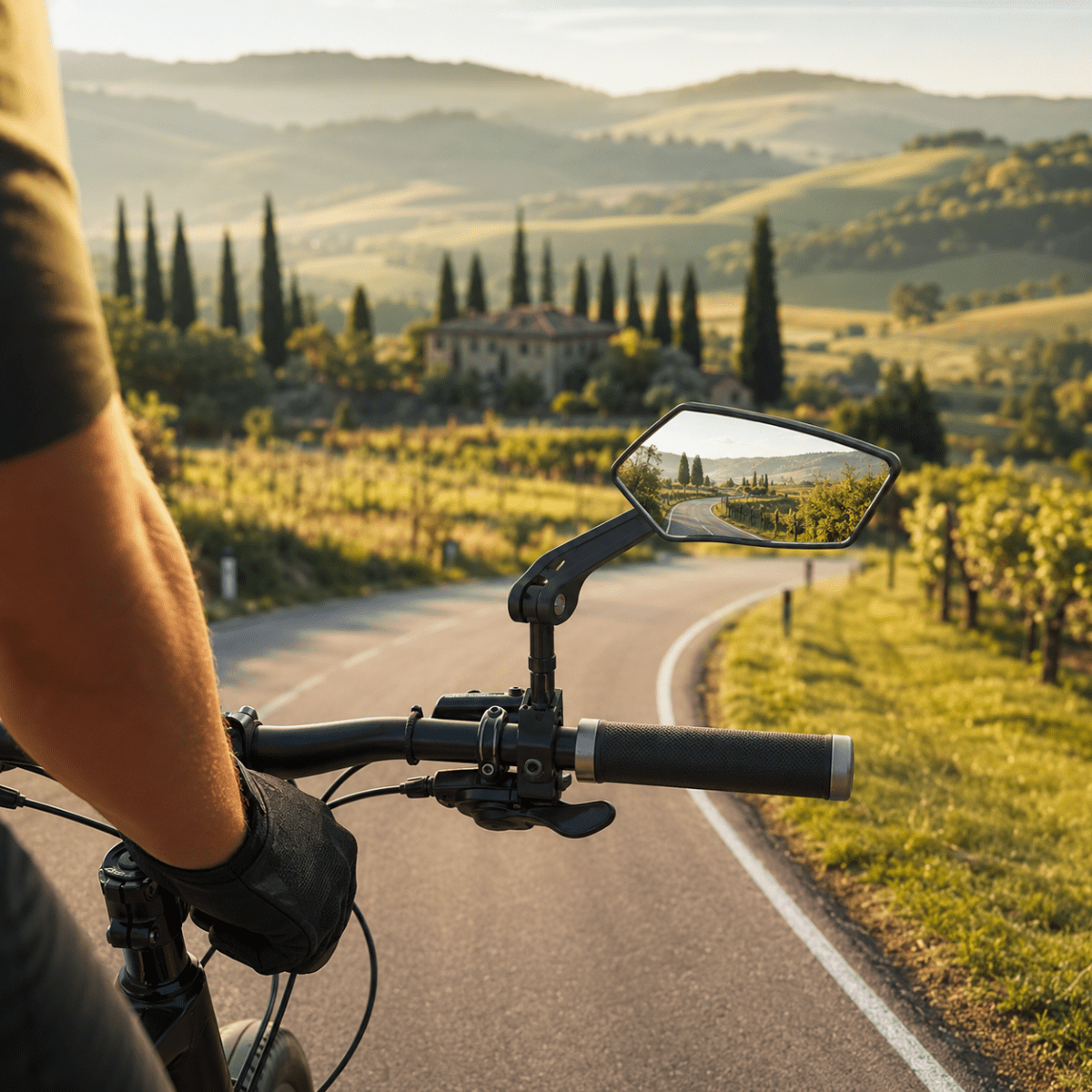 RUNDUMBLICK Adjustable Bicycle Rearview Mirror