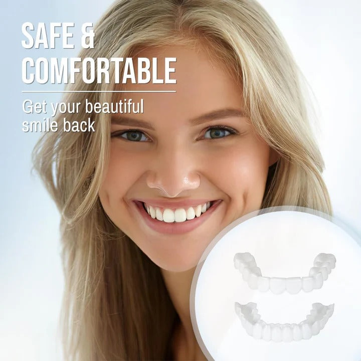 Clip On Veneers with Molding Strip, Upper & Lower Cosmetic Veneer Set for a Natural-Looking Smile – photo 6