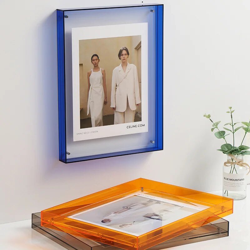 Colorful Acrylic Picture Display Frame