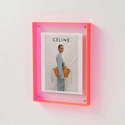 Colorful Acrylic Picture Display Frame – Rot