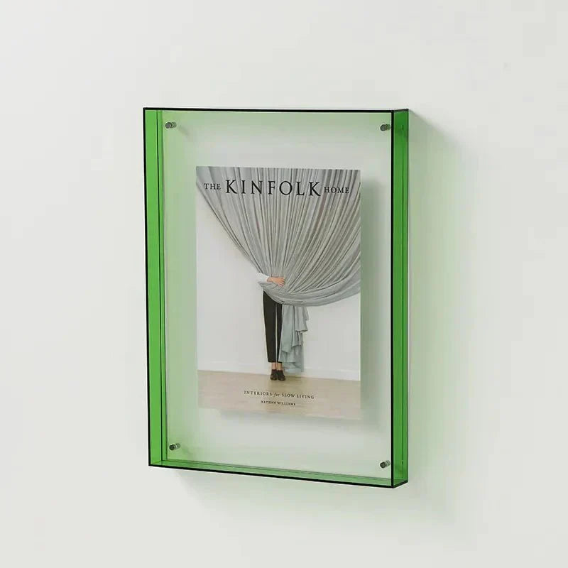 Colorful Acrylic Picture Display Frame – Grün