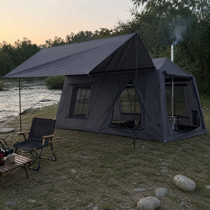 Glamping Tent, Canvas Bell Tent for Camping