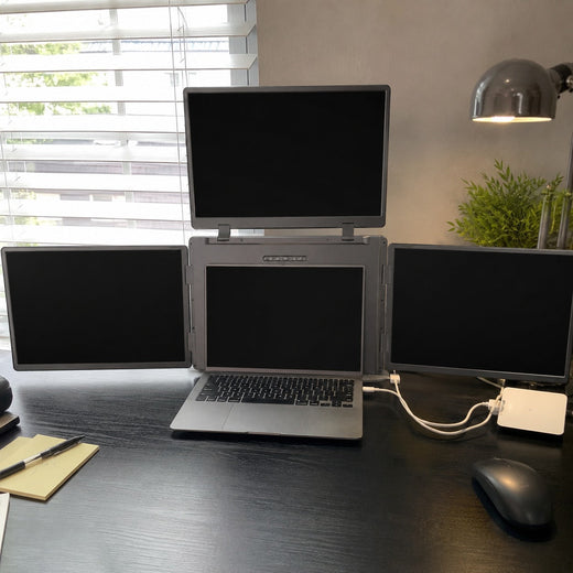 Laptop Screen Extender, Triple Portable Monitor for Laptop