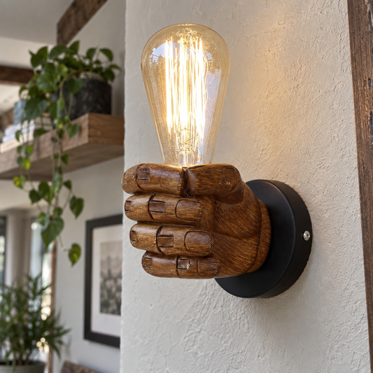 Hand Lamp, Modern Hand Shaped Table Lamp Decor