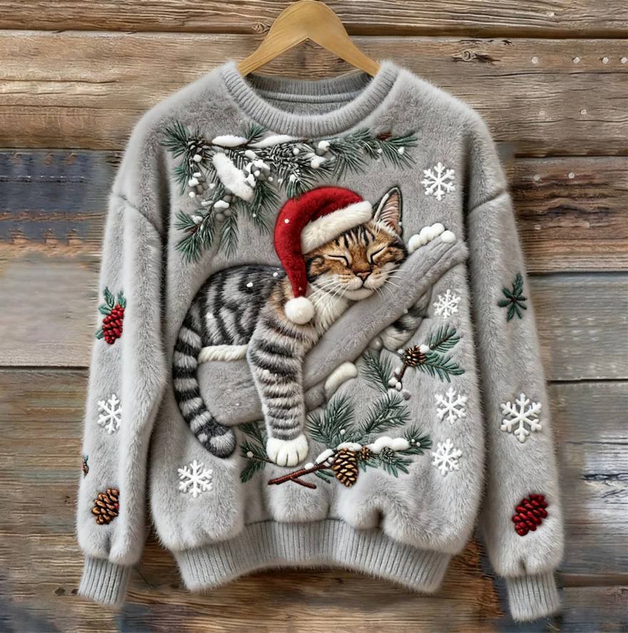 Cat Christmas Sweater