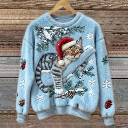 Cat Christmas Sweater – photo 4