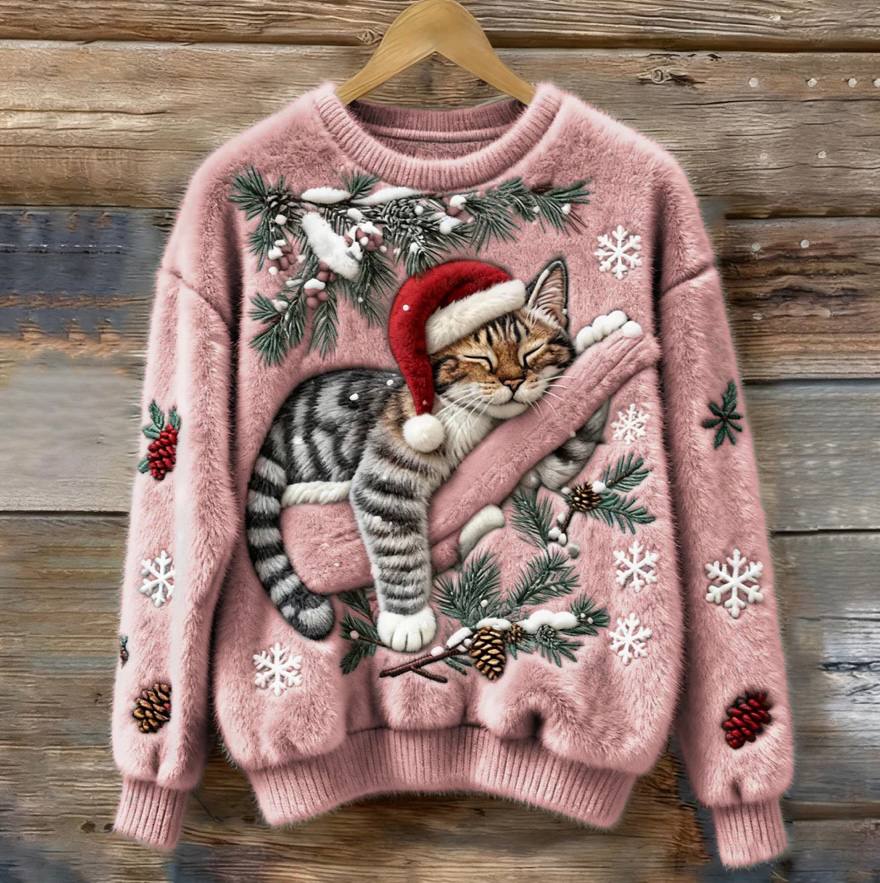 Cat Christmas Sweater – photo 6