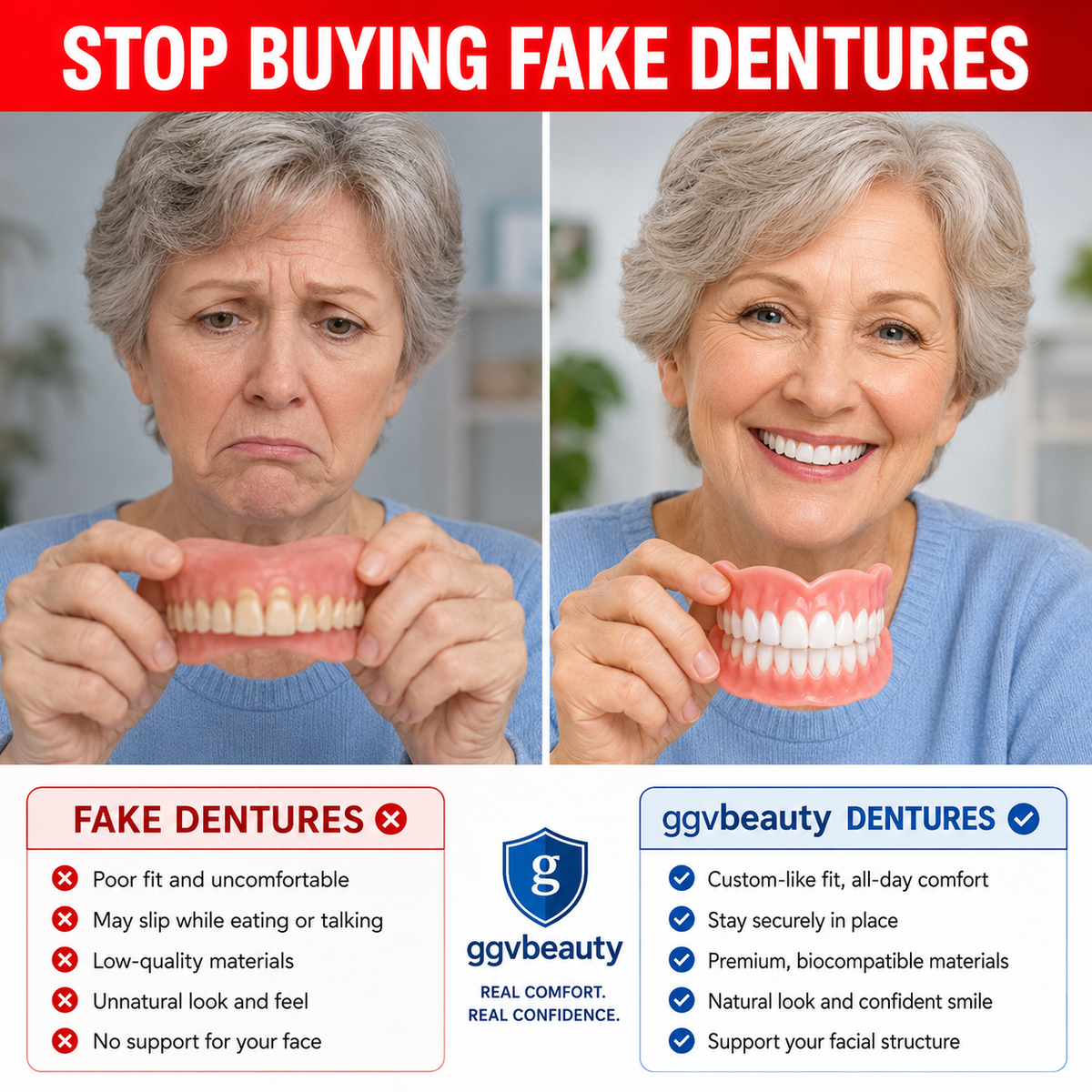 Custom Fit Dentures at Home – photo 4