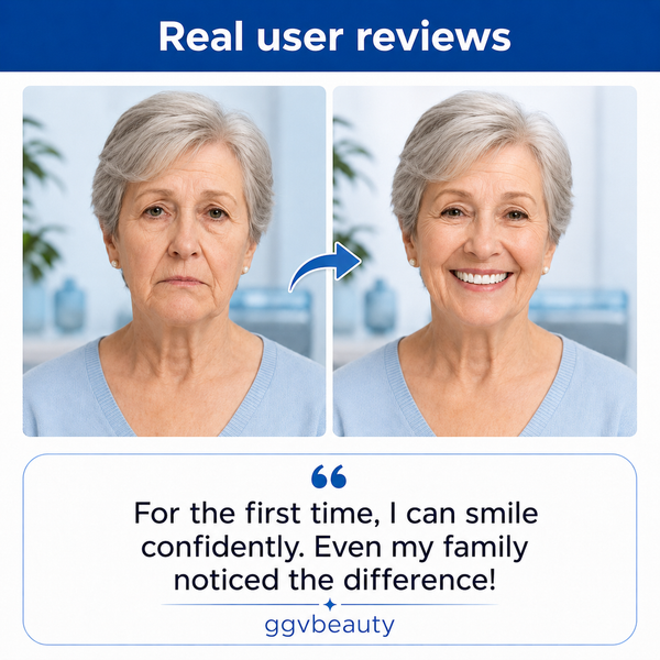 Custom Fit Dentures at Home, Upper & Lower Cosmetic Denture Set for a Natural-Looking Smile