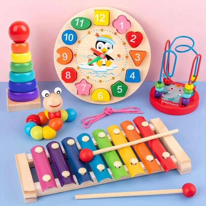 EDUQUEST 5-in-1 Montessori Set Creative Learning