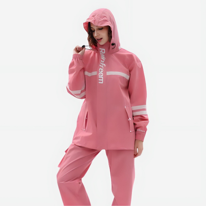 Women's Waterproof Rain Suit, Lightweight & Breathable