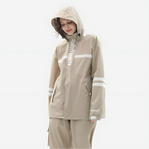Women's Rain Suit, Waterproof Lightweight & Breathable Rainwear for Commuting & Walks