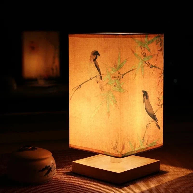 FABWOOD Wood and Fabric Lamp