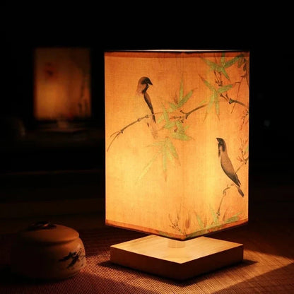 FABWOOD Wood and Fabric Lamp