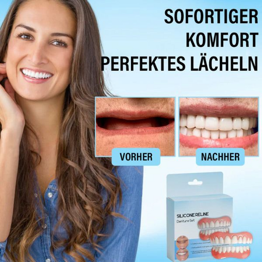 Denture Fit Pads, Soft Silicone Cushions for Loose Dentures, Universal Fit for a More Stable Feel