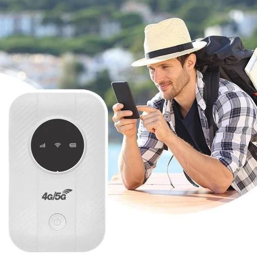Portable WiFi Router, Pocket Mobile WiFi Hotspot for Travel