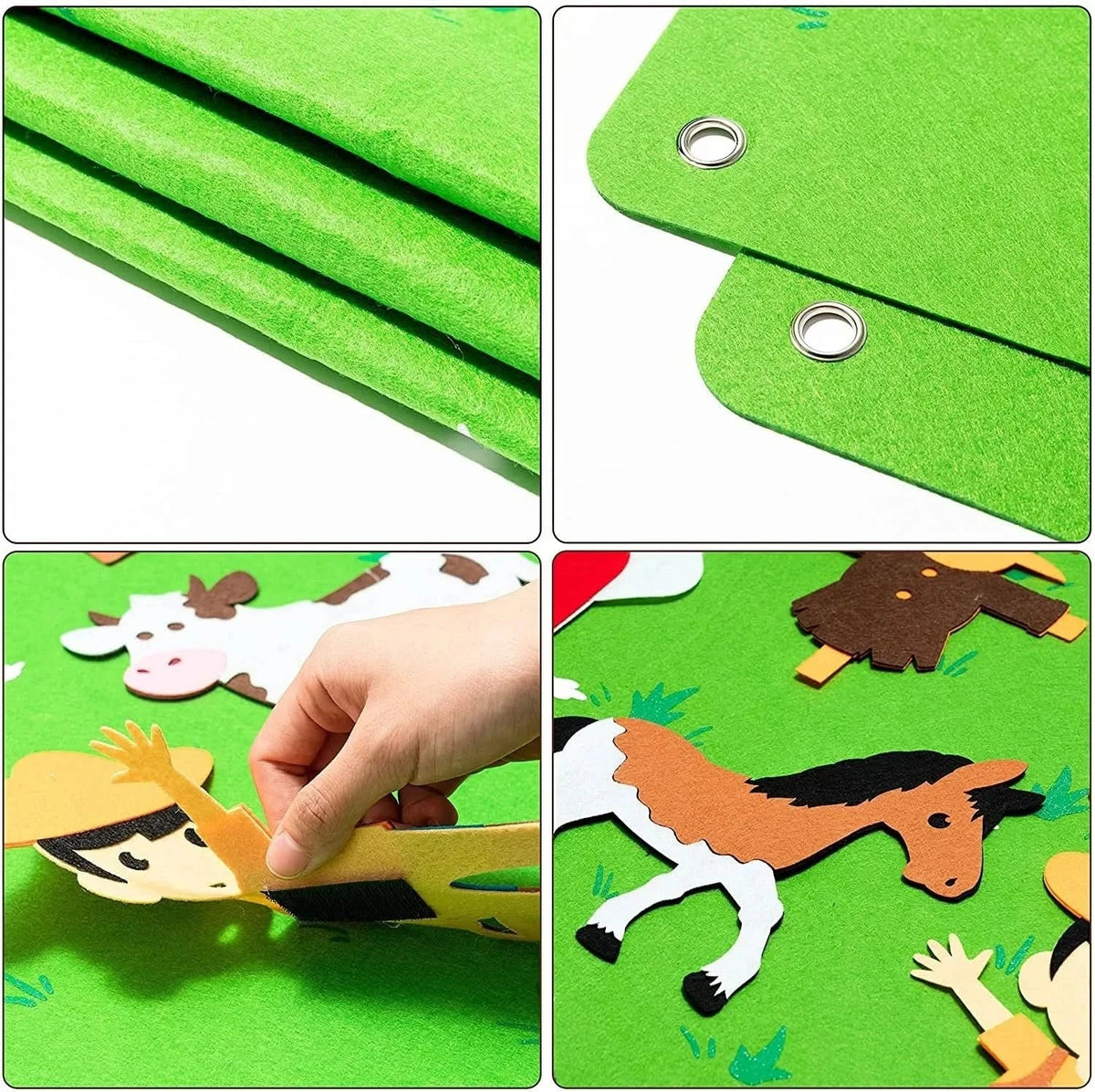 WonderWild Felt Board Animal Learning Fun