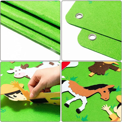 WonderWild Felt Board Animal Learning Fun