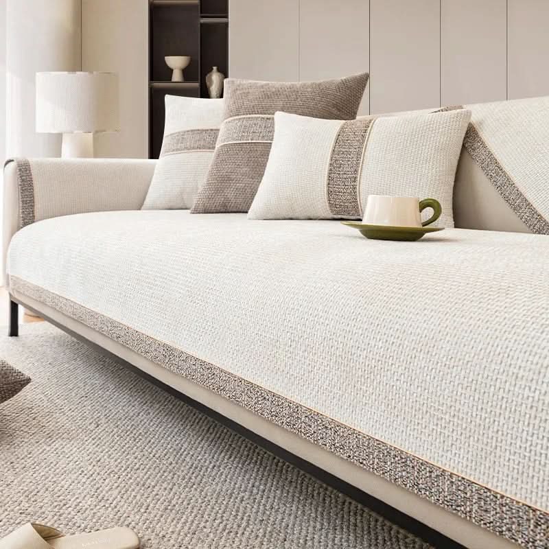 LEINENLUX Sofa Cover Non-Slip for Every Living Room