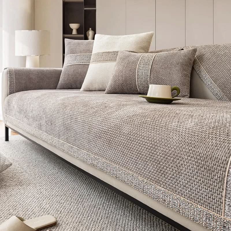 LEINENLUX Sofa Cover Non-Slip for Every Living Room lifestyle image 2