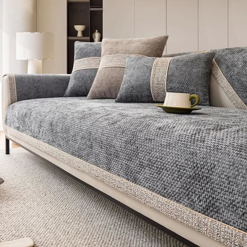 LEINENLUX Sofa Cover Non-Slip for Every Living Room