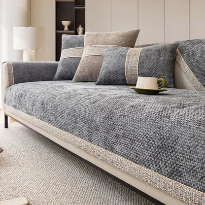 LEINENLUX Sofa Cover Non-Slip for Every Living Room