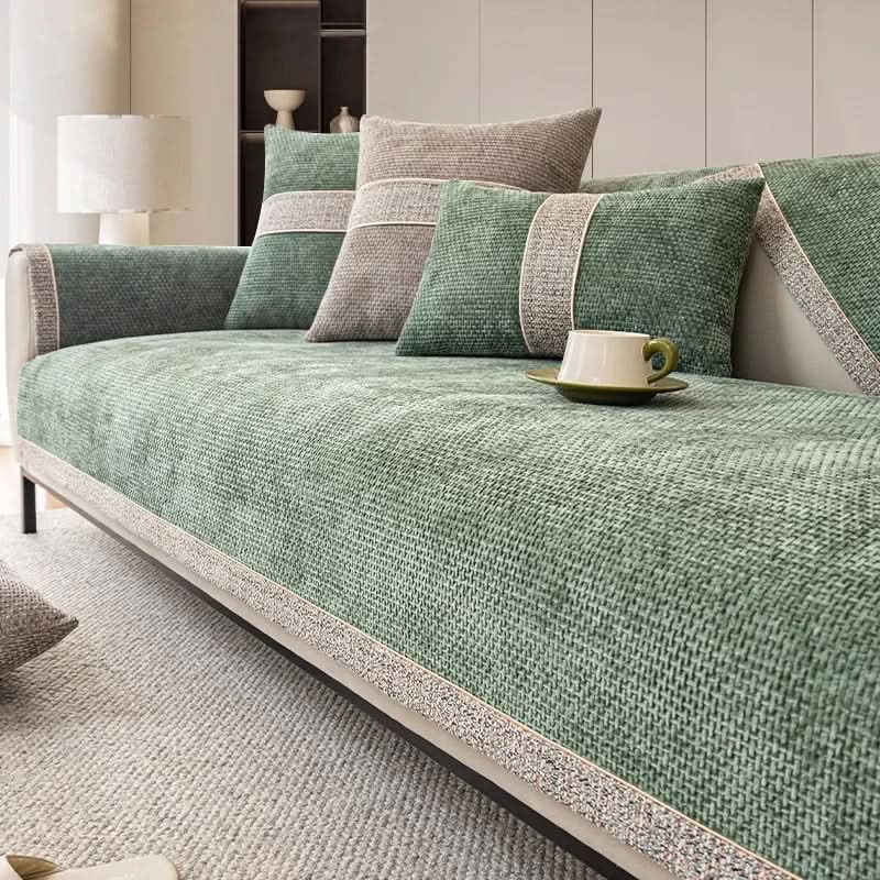 LEINENLUX Sofa Cover Non-Slip for Every Living Room