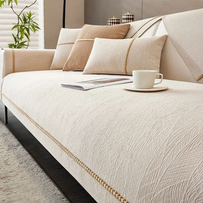 LEINENLUX Sofa Cover Non-Slip for Every Living Room