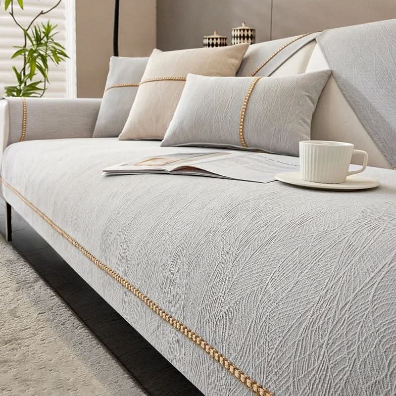 LEINENLUX Sofa Cover Non-Slip for Every Living Room