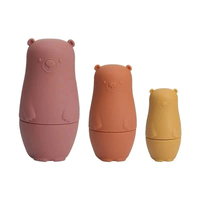 SiliconeNest Stackable Silicone Nesting Dolls lifestyle image 1