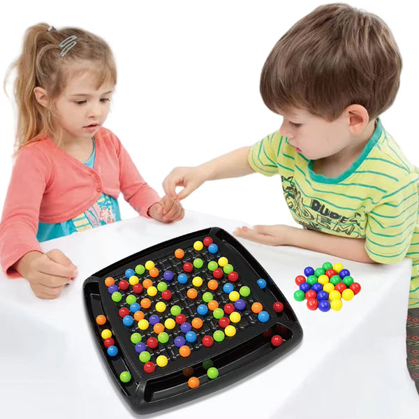 Family Strategy Game, Screen Free Logic & Focus Game with 80 Colored Balls for Ages 4+