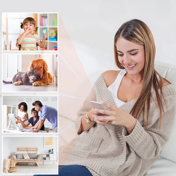 Mini Security Camera, 1080p HD WiFi & 4G Wireless Camera with Night Vision & Motion Alerts