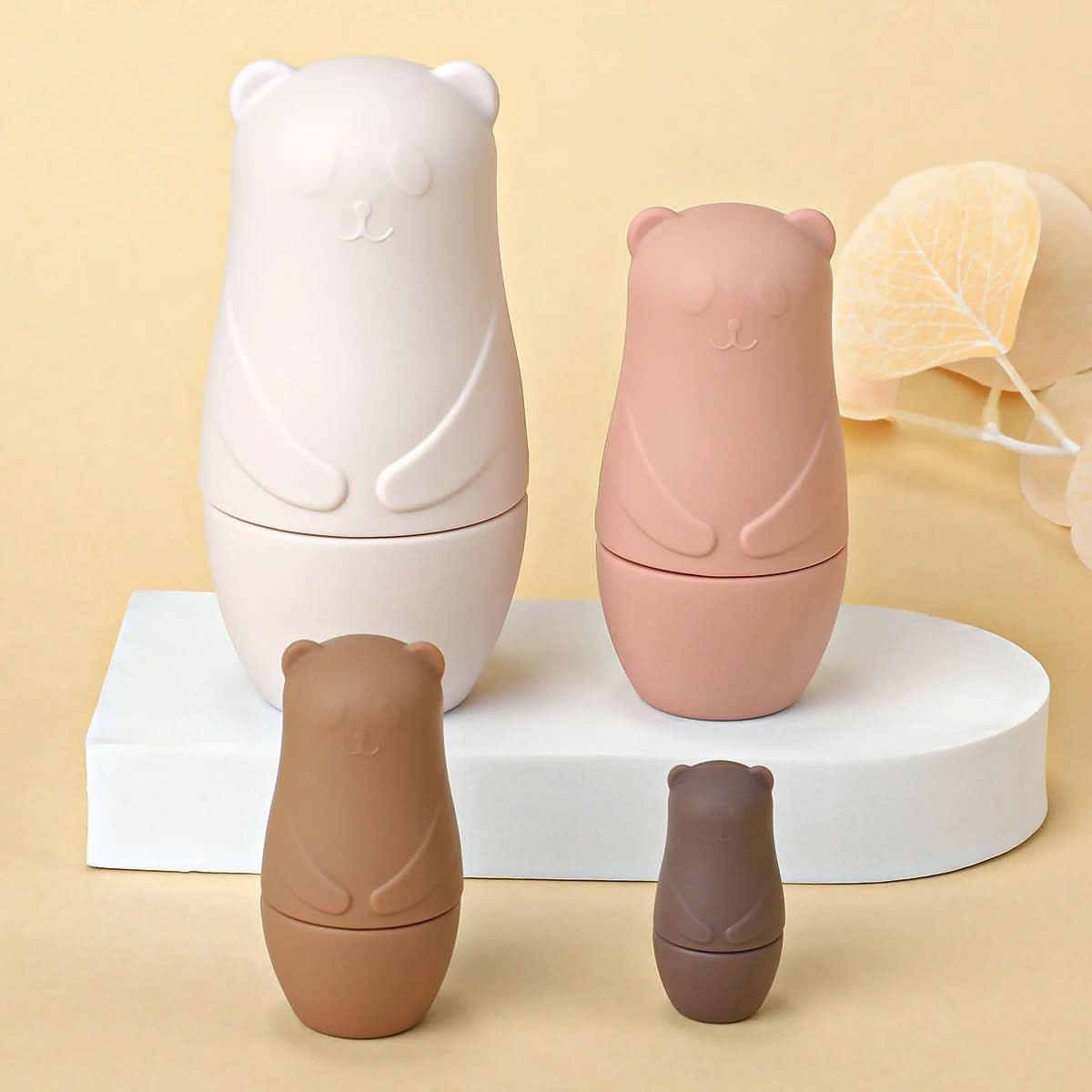 SiliconeNest Stackable Silicone Nesting Dolls
