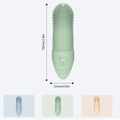 DENTEEZ 360 Finger Toothbrush for Dogs & Cats