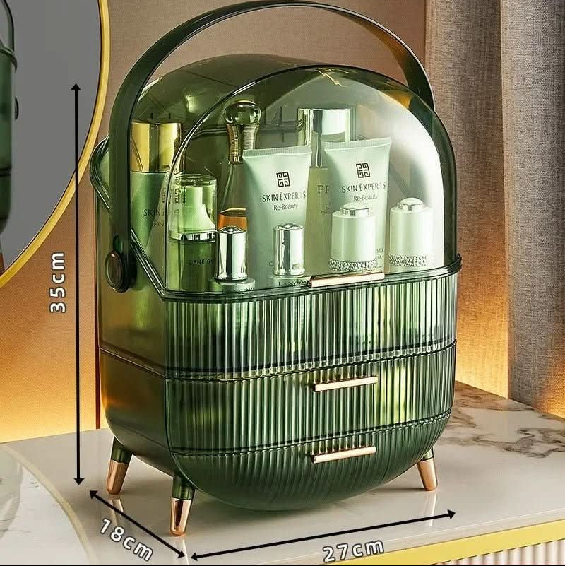 BEAUTYSENSE Makeup Organizer Dustproof Waterproof Cosmetic