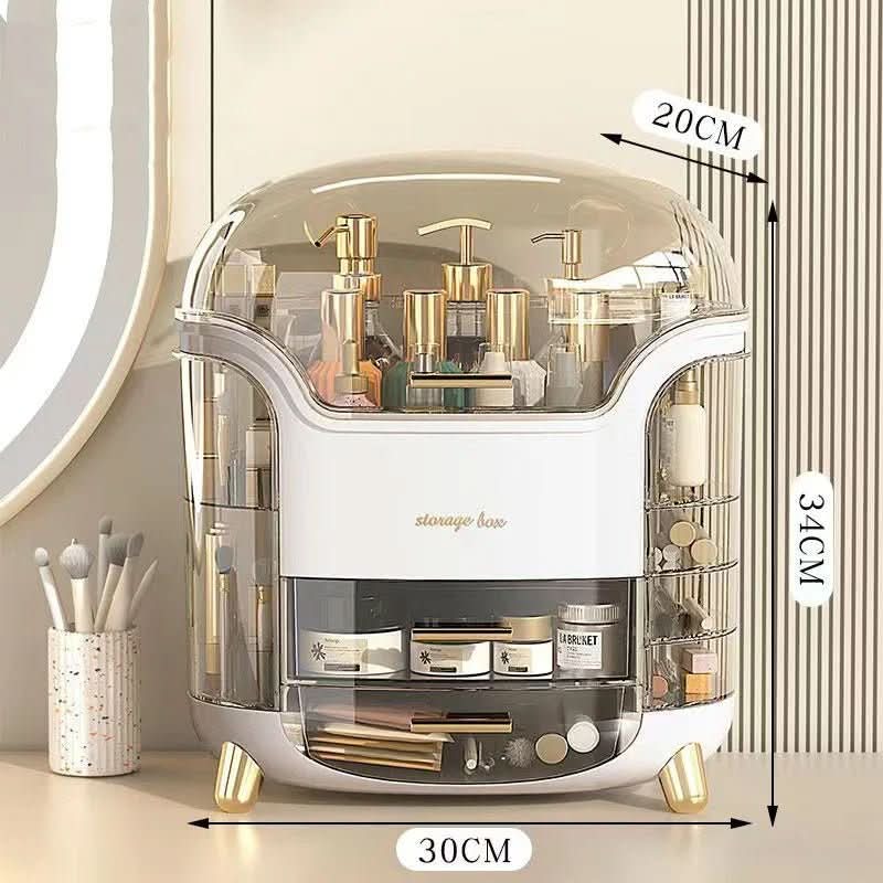 BEAUTYSENSE Makeup Organizer Dustproof Waterproof Cosmetic