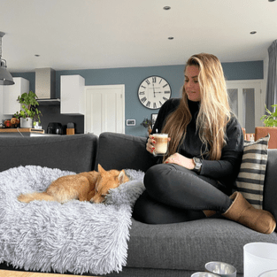 Quehy Petbed Washable Luxury Cosy Blanket