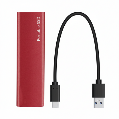 Portable SSD 1TB & 4TB, External Hard Drive Plug and Play High Speed USB Storage