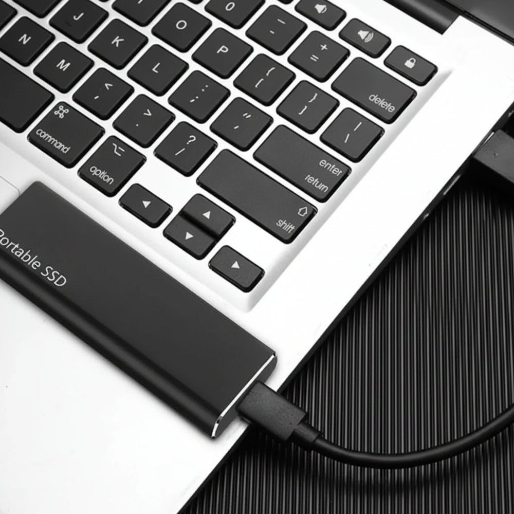 External Hard Drive 4TB, Ultra Thin USB C Portable SSD Storage for Laptop & PC
